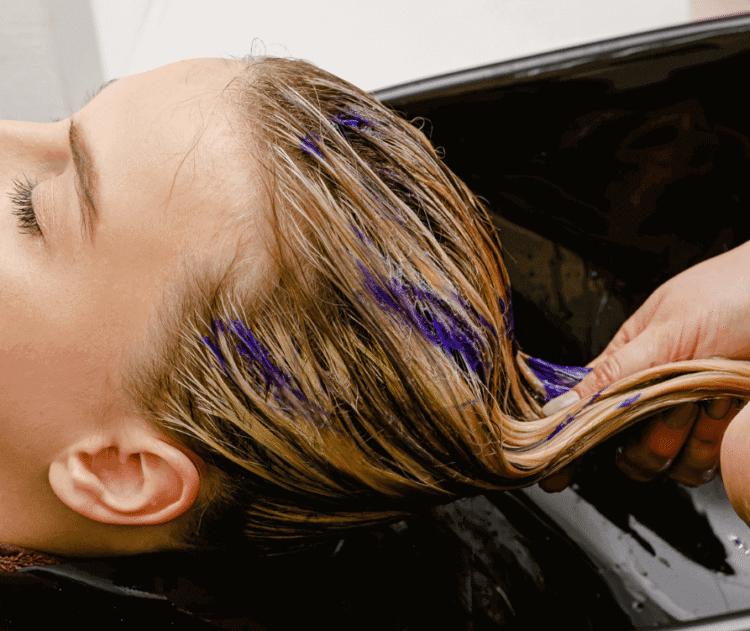 hair coloring shampoo