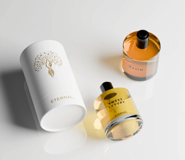 Two bottles of men's perfume